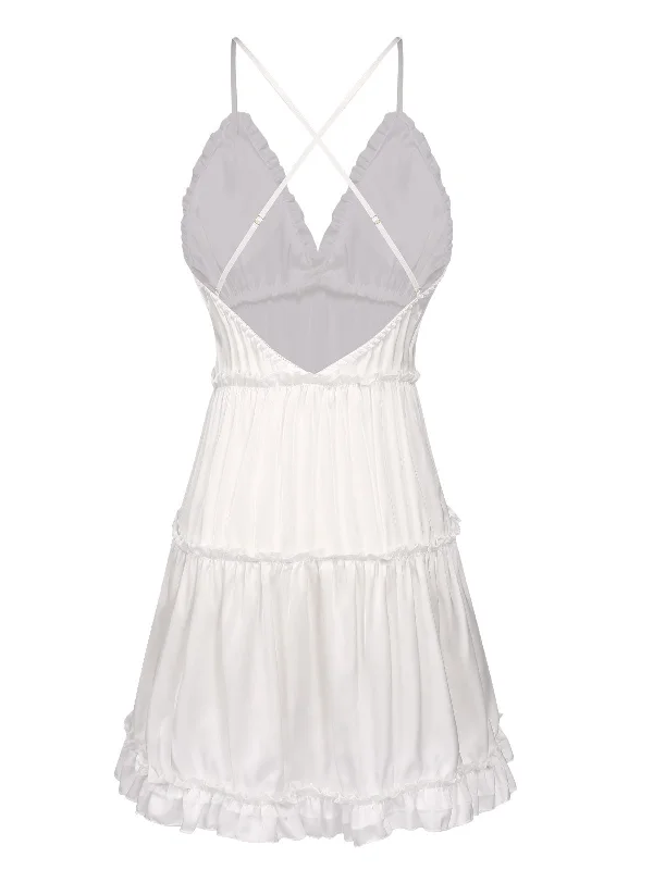 1950s-solid-wrinkle-spaghetti-straps-nightgown