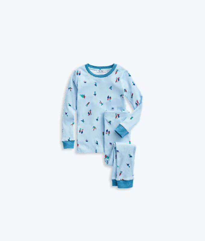 The Toddlers' Cotton Matching Family Pajama Set - Snow Day