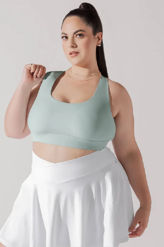 Adventure Scoop Bra (Ribbed) - Seafoam