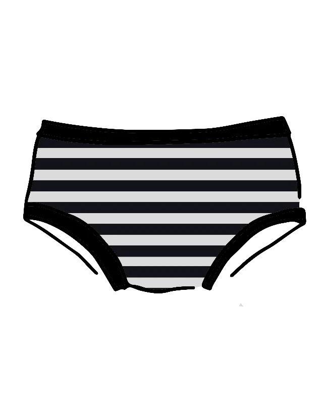 Hipster Black and White Stripe