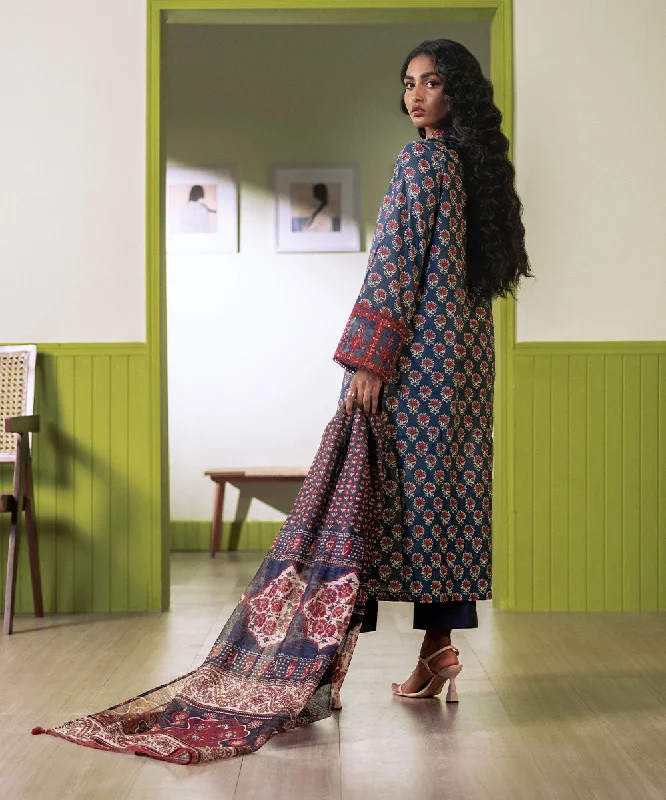 Printed Net Dupatta