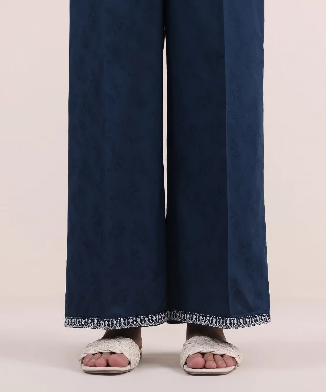 Embroidered Jacquard Culottes