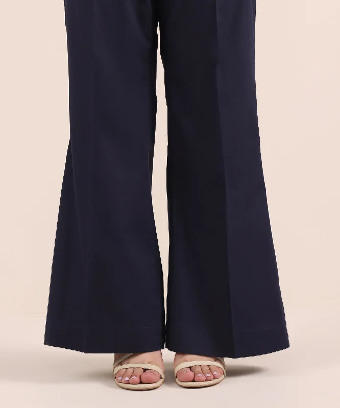 Cambric Boot-cut Pants