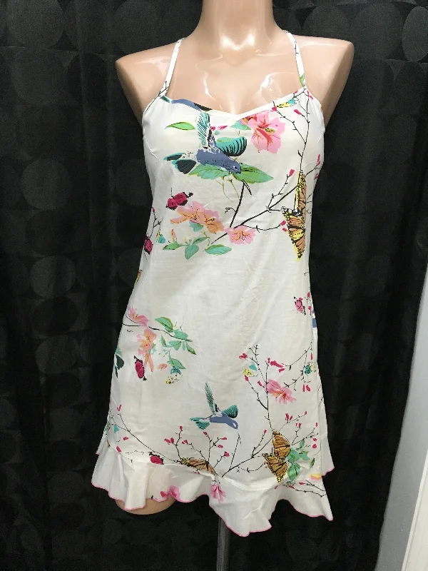 Floral Cotton Chemise - Size Medium