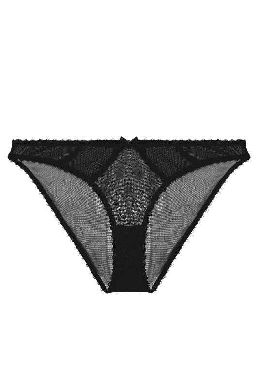 Grace Mesh Net Black Brazilian Brief