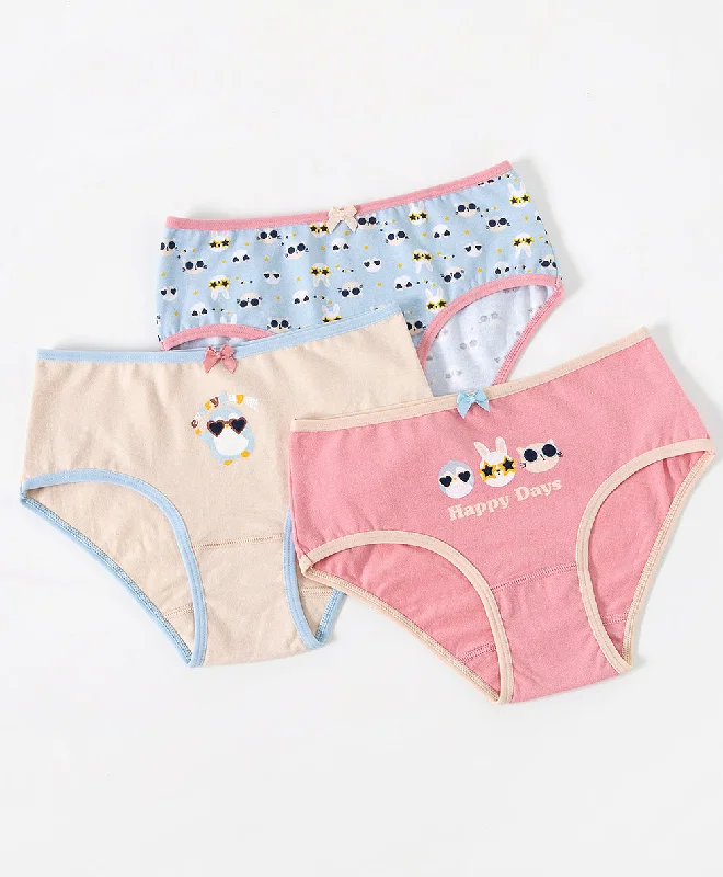 Junior Happy Days Girls Mini 3-pack Panties