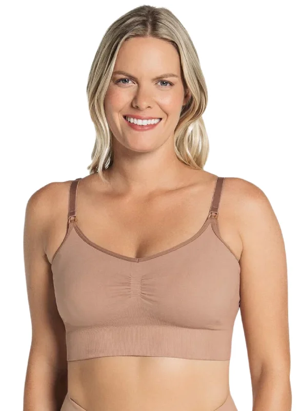 High-Tech Clip Cup Maternity & Nursing Bra - Nude