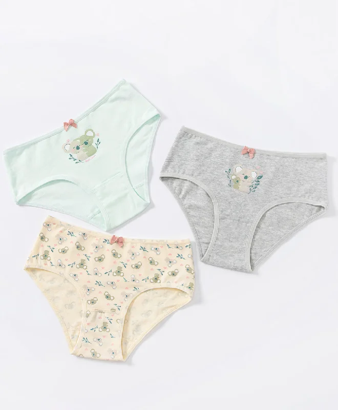 Junior Best Koala Girl Mini 3-pack Panties