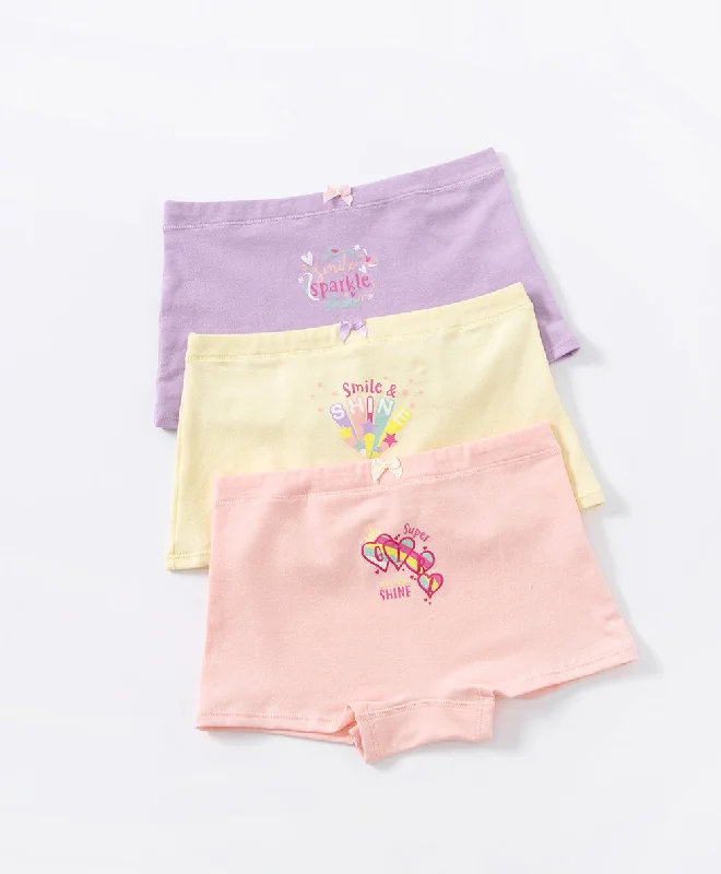 Junior Sunshine Mood Girl Boxshort 3-pack Panties