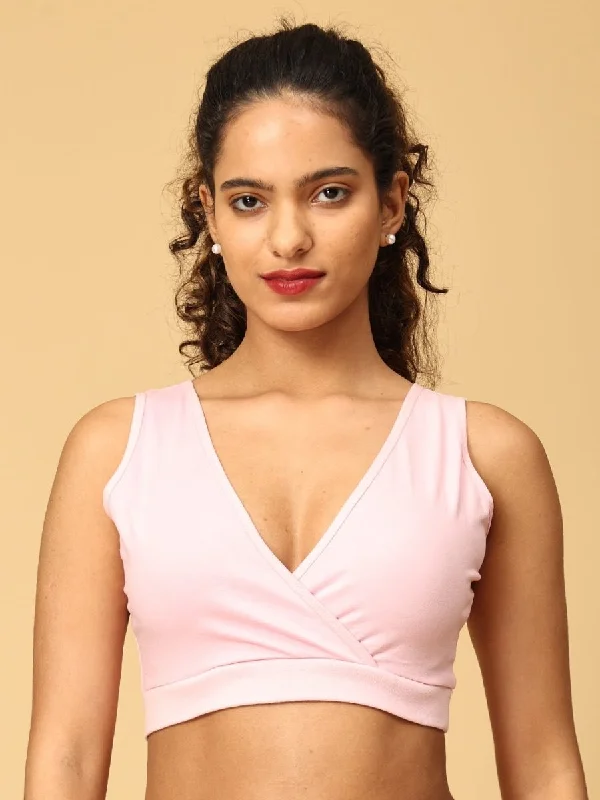 Maternity Nursing Sleep Bra - Rose Pink