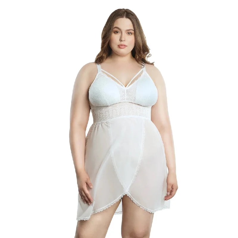 Mia Dot Chemise  - White