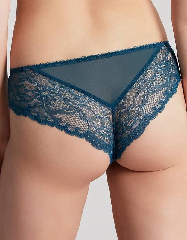 Panache Jasmine Brazilian Brief Botanical Teal