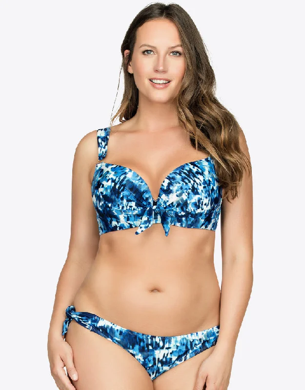 Parfait Oceane Bikini Brief Splash Print Blue