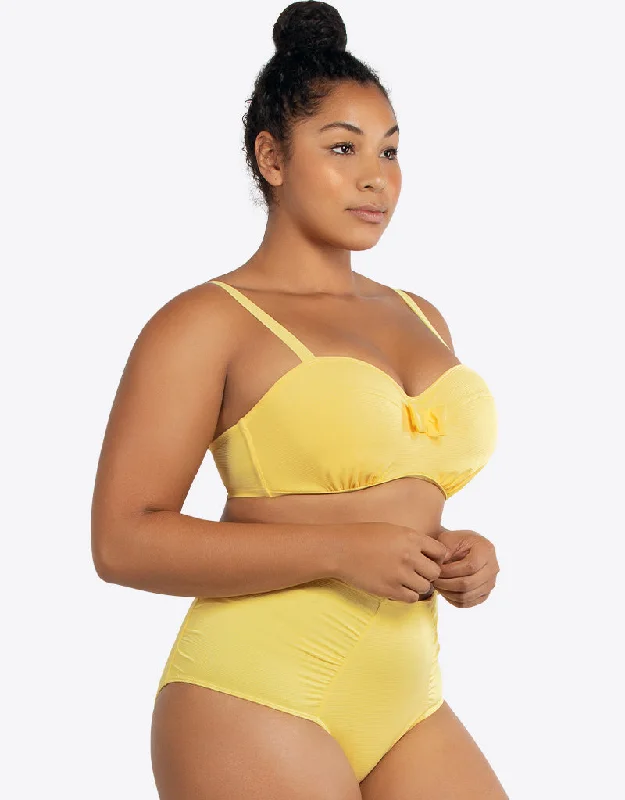 Parfait Vivien High Waist Bikini Brief Lemon Drop