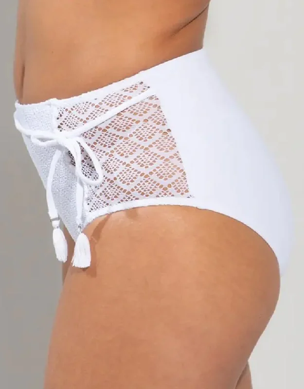 Pour Moi Castaway Control Bikini Brief White