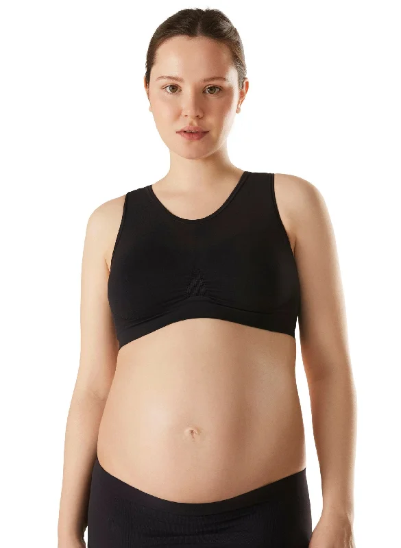 Pregnancy & Sleep Bra - Black