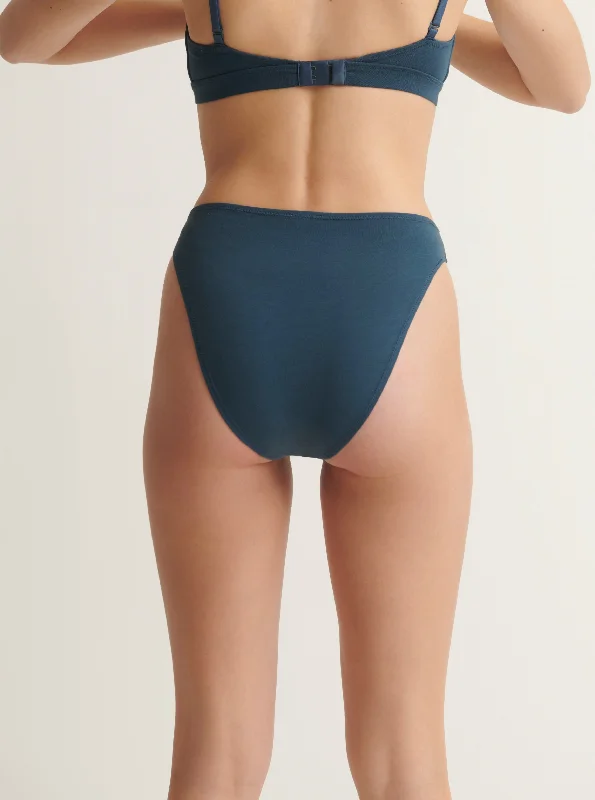 Skin: Galen Organic Cotton High Leg Brief - XS, Last One!