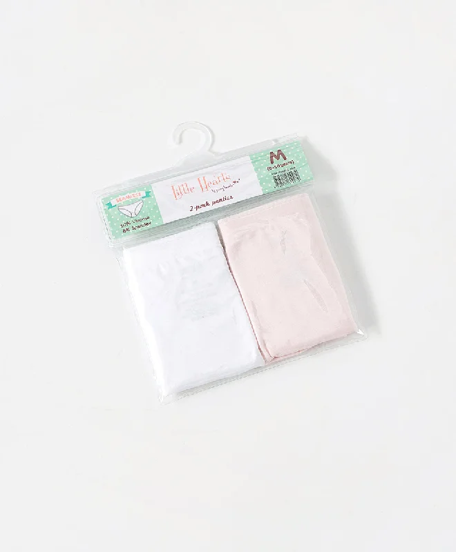 Junior Soft Cloud Seamless Girls Mini 2-pack Panties