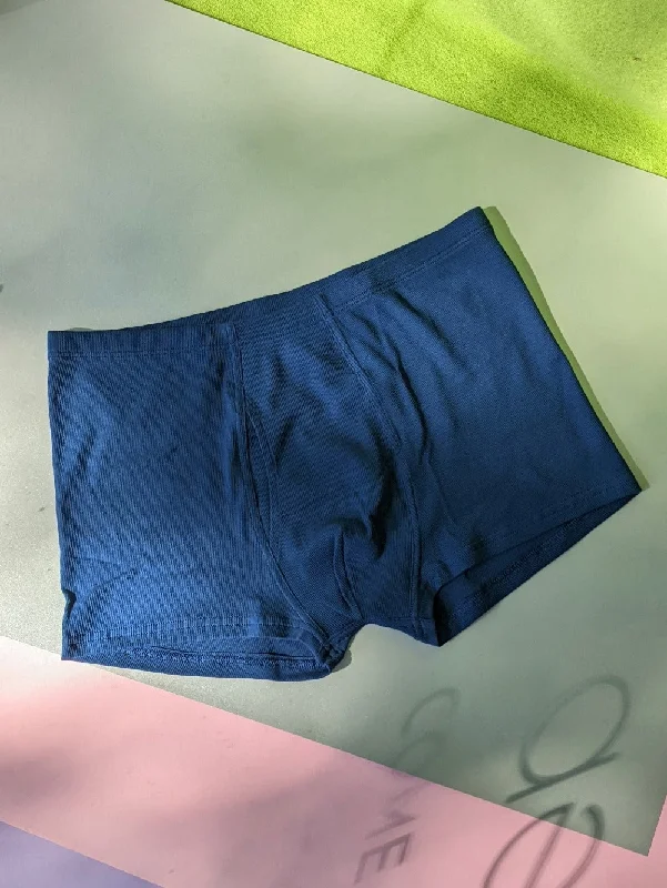 Yasmine Eslami: Andreas Mens Cotton Boxer - Cobalt