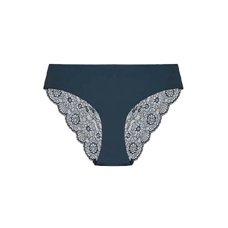 Alyssum Lace Bum Bikini Brief - Midnight Sun