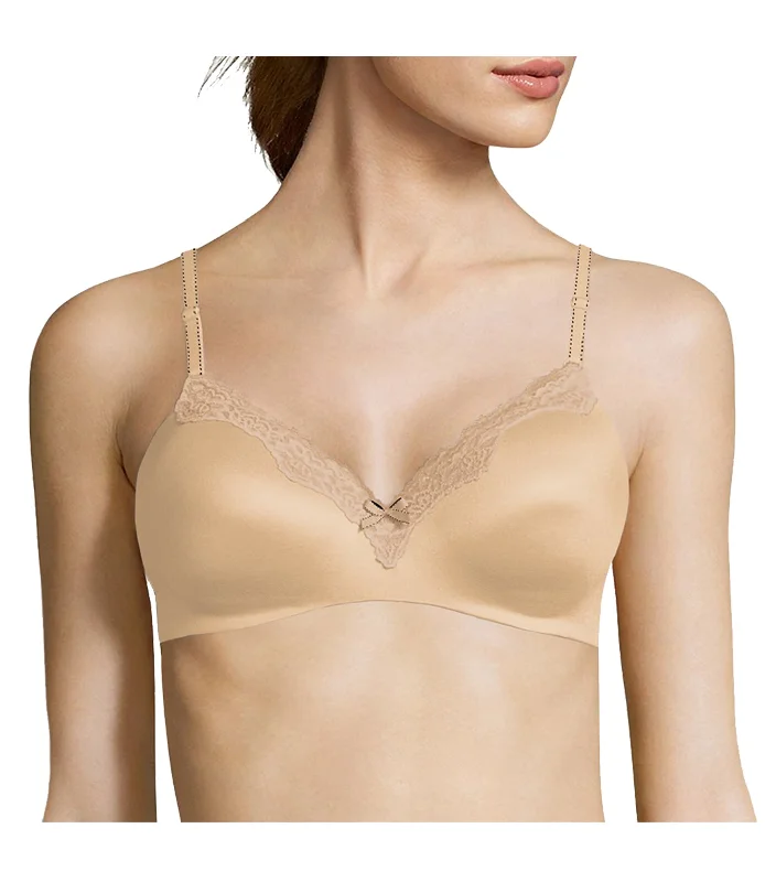 Comfort Devotion Wire-Free with Lift Demi Bra Latte