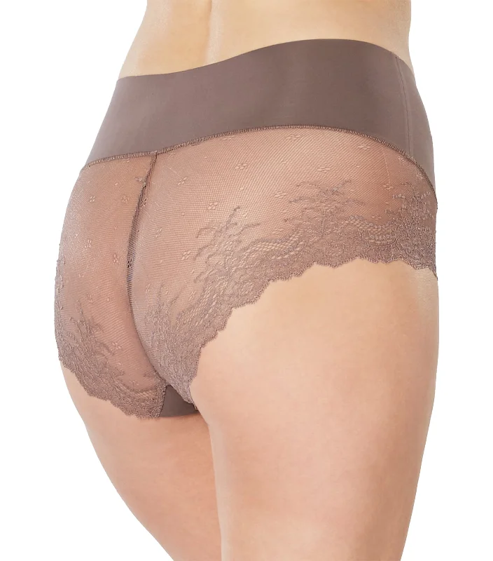 Undie-tectable® Lace Hi-Hipster Panty Umber Ash