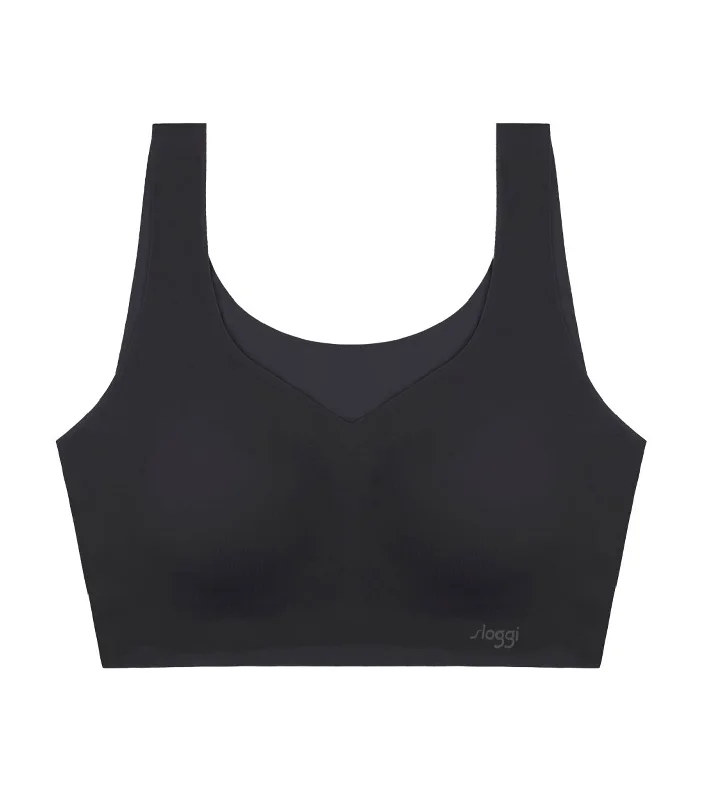 Sloggi ZeroFeel Non-Wired Pull-On Bra Black