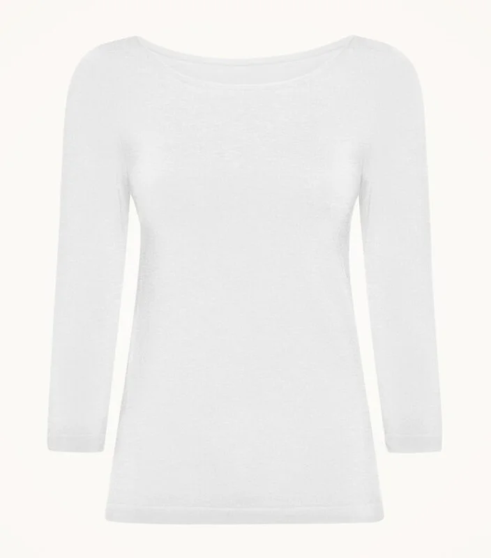 Cordoba Top Long Sleeves White