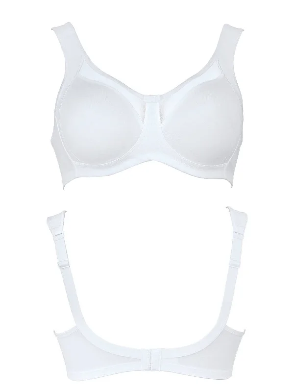 Clara Moulded Comfort Soft Cup Bra - White