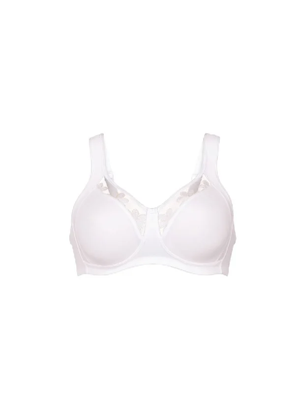 Sophia Moulded Comfort Bra - White