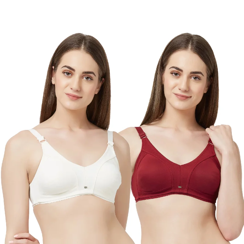 Full Coverage Non Padded Non Wired Bra (PACK OF 2) CB-329