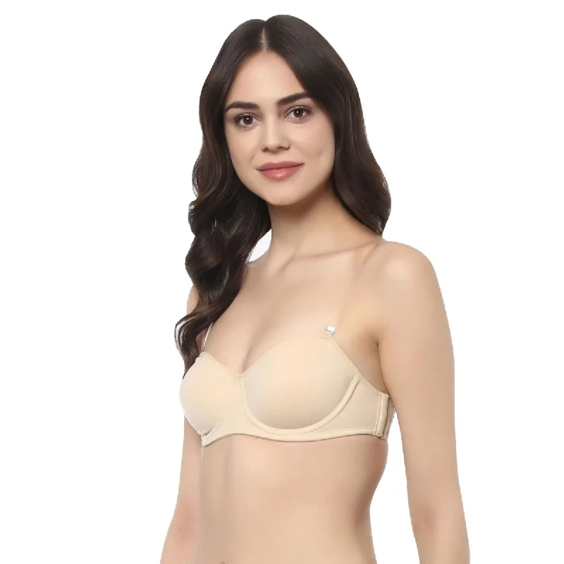 Medium Coverage Non Padded Non Wired Multiway Bra (PACK OF 2) CB-322A