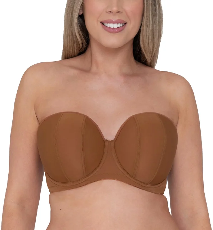 Curvy Kate Luxe Multiway Strapless Underwire Bra (CK2601) - Caramel