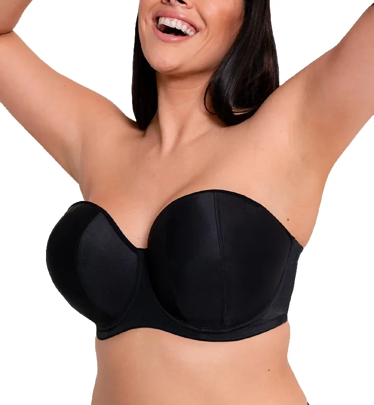 Curvy Kate Luxe Multiway Strapless Underwire Bra (CK2601) - Jet Black