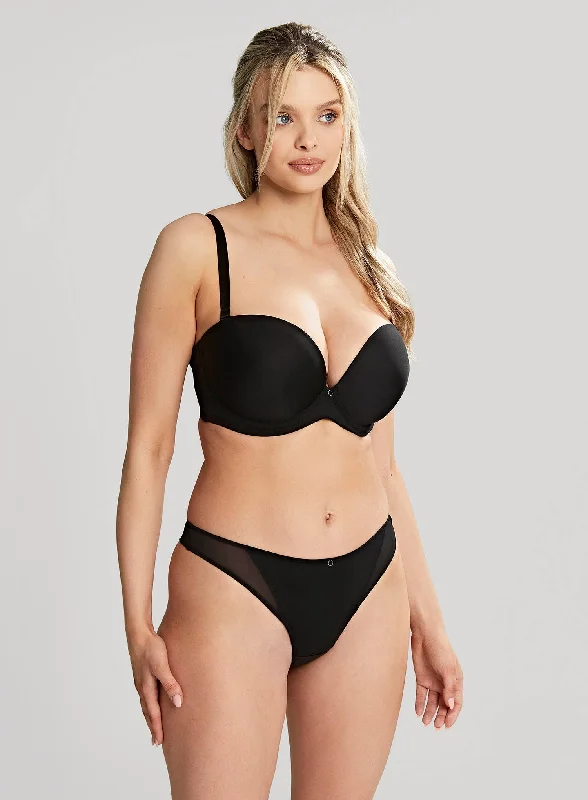 Panache: Faith Moulded Strapless Bra Noir