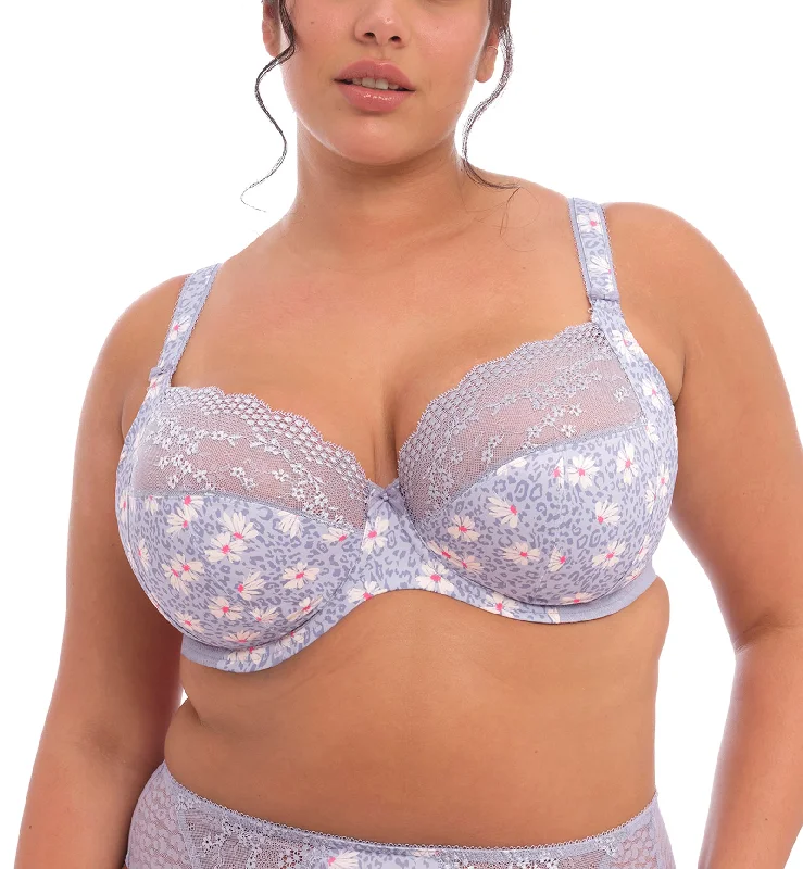 Elomi Lucie Banded Stretch Lace Plunge Underwire Bra (4490) - Aleutian