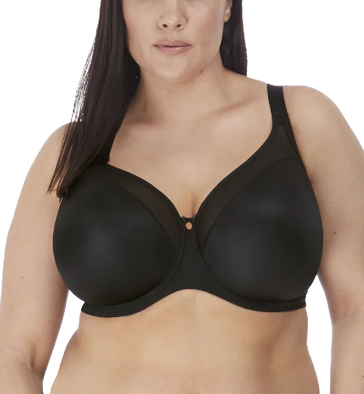 Elomi Smooth Unlined Underwire Molded Bra (4301) - Black