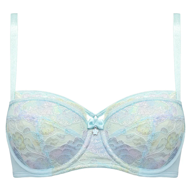 Marlies Dekkers Mariposa Balcony Bra Aqua Blue