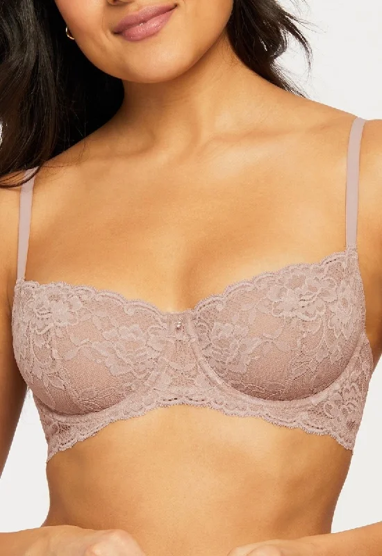 Flirt Demi Lace Bra Moonshell- 9312