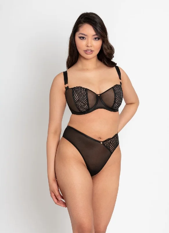 Authority Balcony Bra Black- 019100