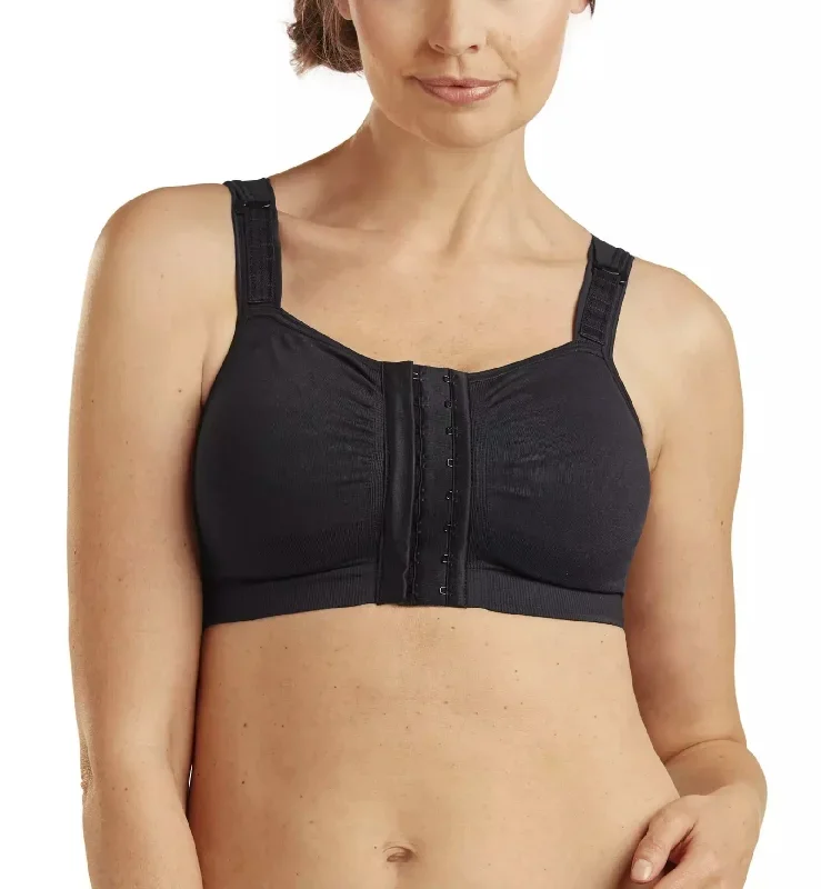 Carefix Mary Front Close Post-Op Bra (3343)- Black