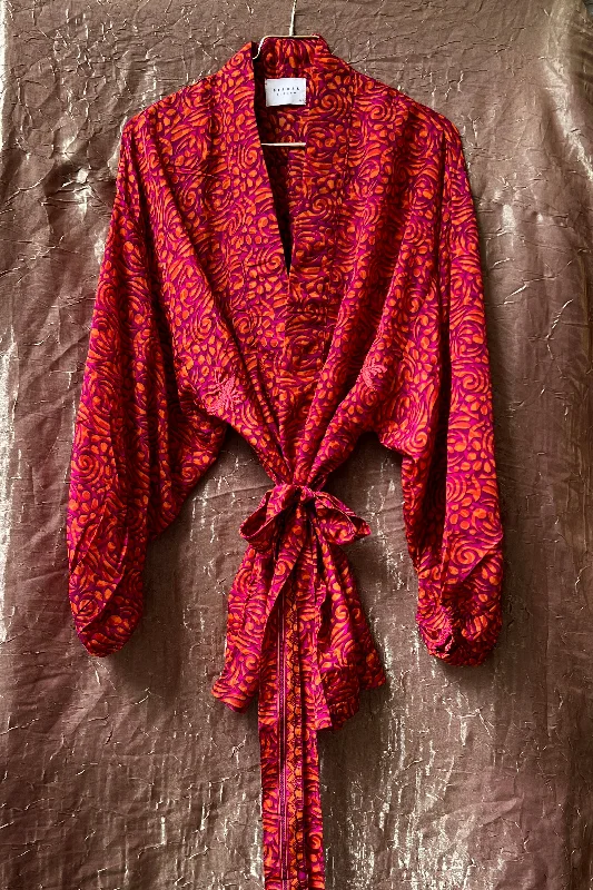 Angelica Silk Robe ~ ''Sun kissed''