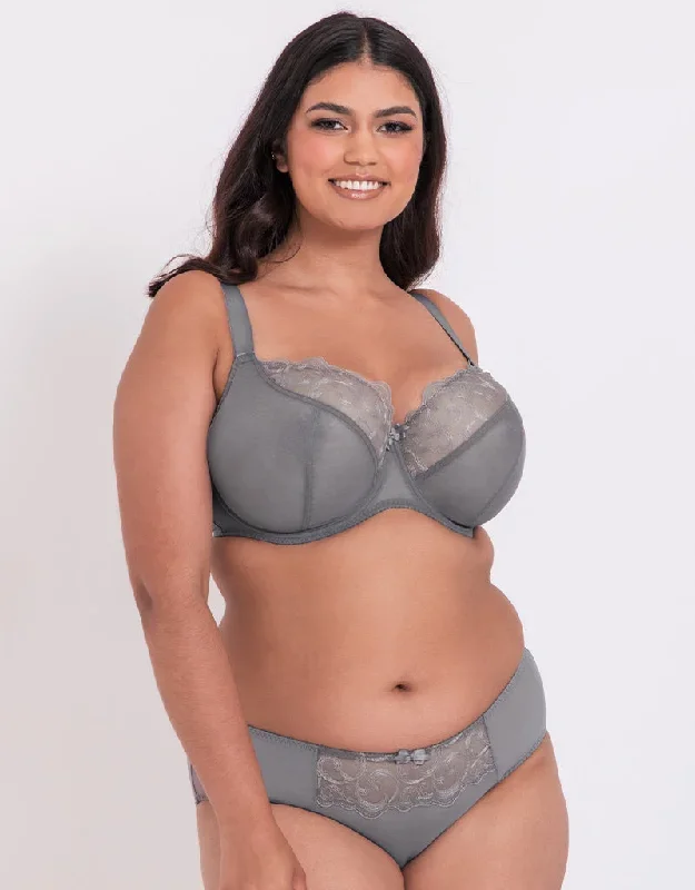 Flirtelle Alice Balcony Bra Silver