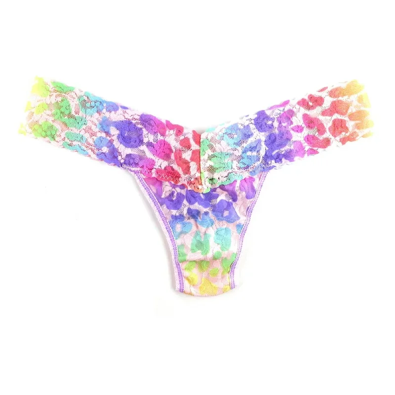 Hanky Panky Printed Lace Low Rise Thong