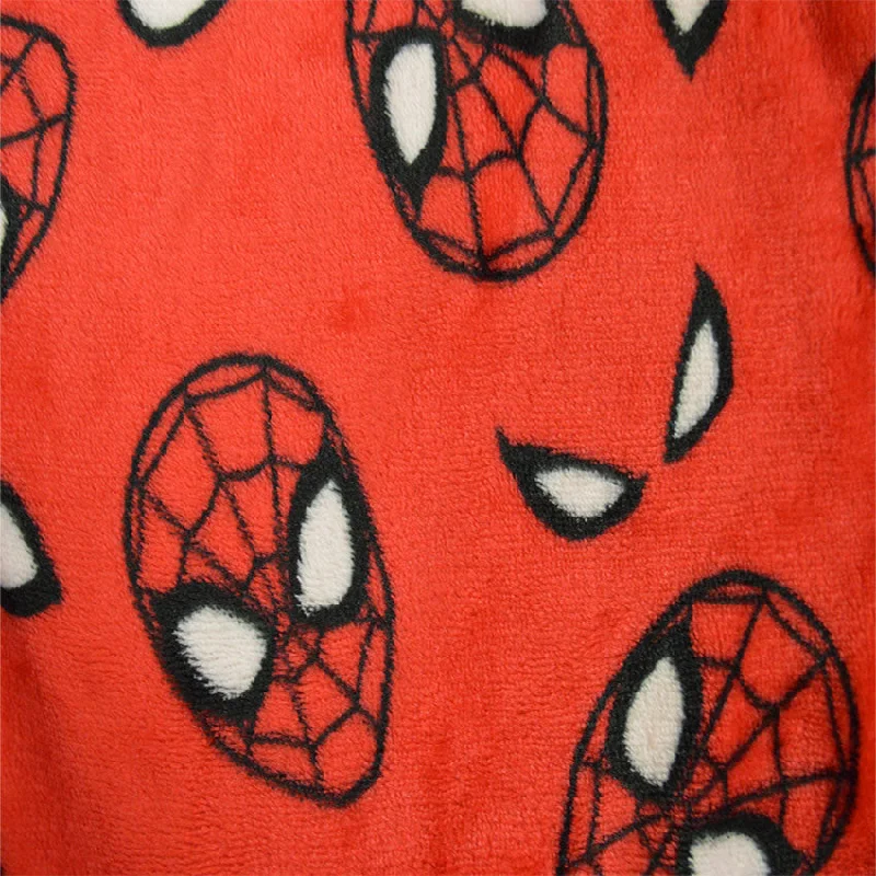 marvel-comics-spiderman-red-plush-robe