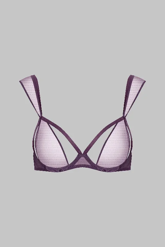 naked-breast-bra-lamoureuse-purple-orchid