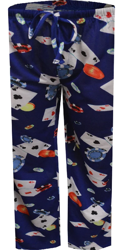 Poker Night Cards and Poker Chips Lounge Pants