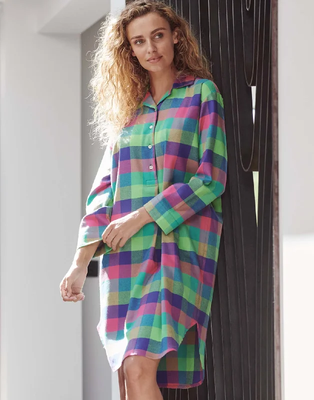 Women's Brushed Cotton Nightshirt – Bright Shire Square